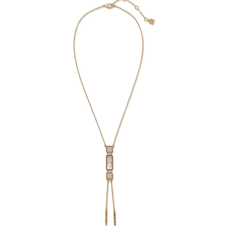 The Metropolitan Museum of Art Necklaces*Mother-Of-Pearl Tile Double Lariat Necklace
