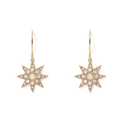 The Metropolitan Museum of Art Earrings*Ottoman Star Gilded Drop Earrings