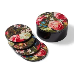 The Metropolitan Museum of Art Tableware*Peeters Bouquet Of Flowers Lacquer Coasters