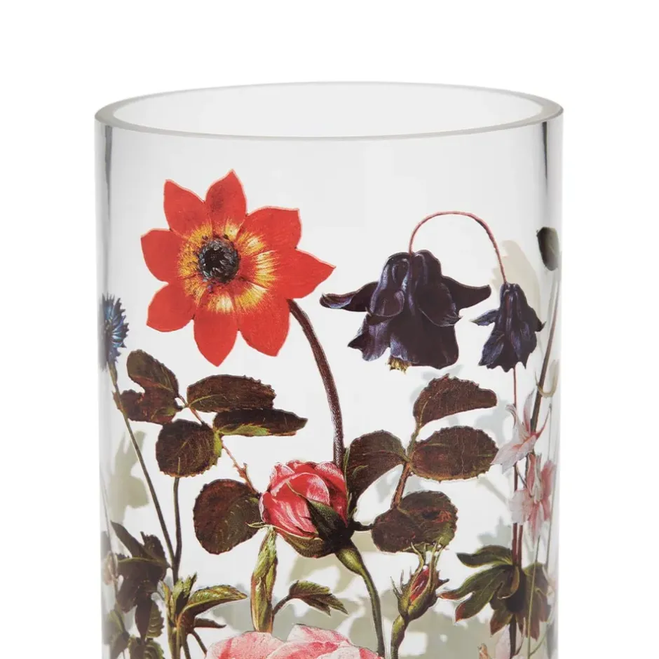 The Metropolitan Museum of Art Decorative Accents*Peeters Bouquet Of Flowers Glass Vase