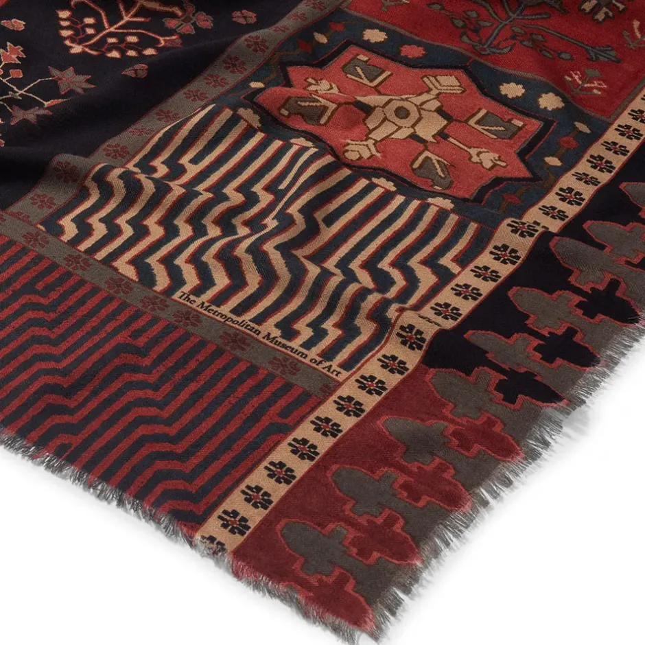 The Metropolitan Museum of Art Scarves & Wraps*Persian Garden Oversize Square Wool Scarf