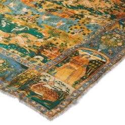 The Metropolitan Museum of Art Scarves & Wraps*Persian Pictorial Textile Oversize Oblong Scarf