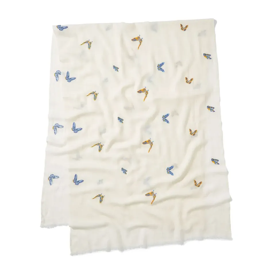 The Metropolitan Museum of Art Scarves & Wraps*Qing Embroidered Butterflies Oblong Scarf