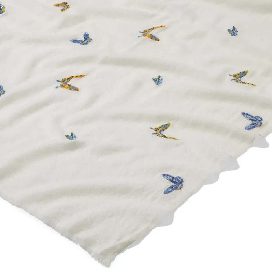 The Metropolitan Museum of Art Scarves & Wraps*Qing Embroidered Butterflies Oblong Scarf