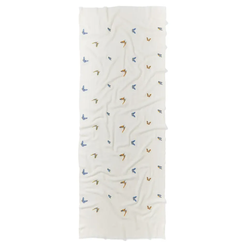 The Metropolitan Museum of Art Scarves & Wraps*Qing Embroidered Butterflies Oblong Scarf