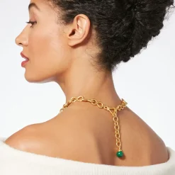 The Metropolitan Museum of Art Necklaces*Roman Malachite Statement Necklace