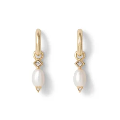 The Metropolitan Museum of Art Earrings*Royal Tudor Small Hoop Earrings With Pearls