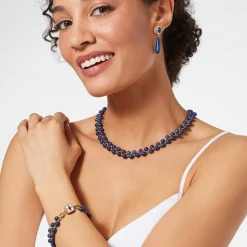 The Metropolitan Museum of Art Necklaces*Spanish Baldric Lapis Braided Necklace