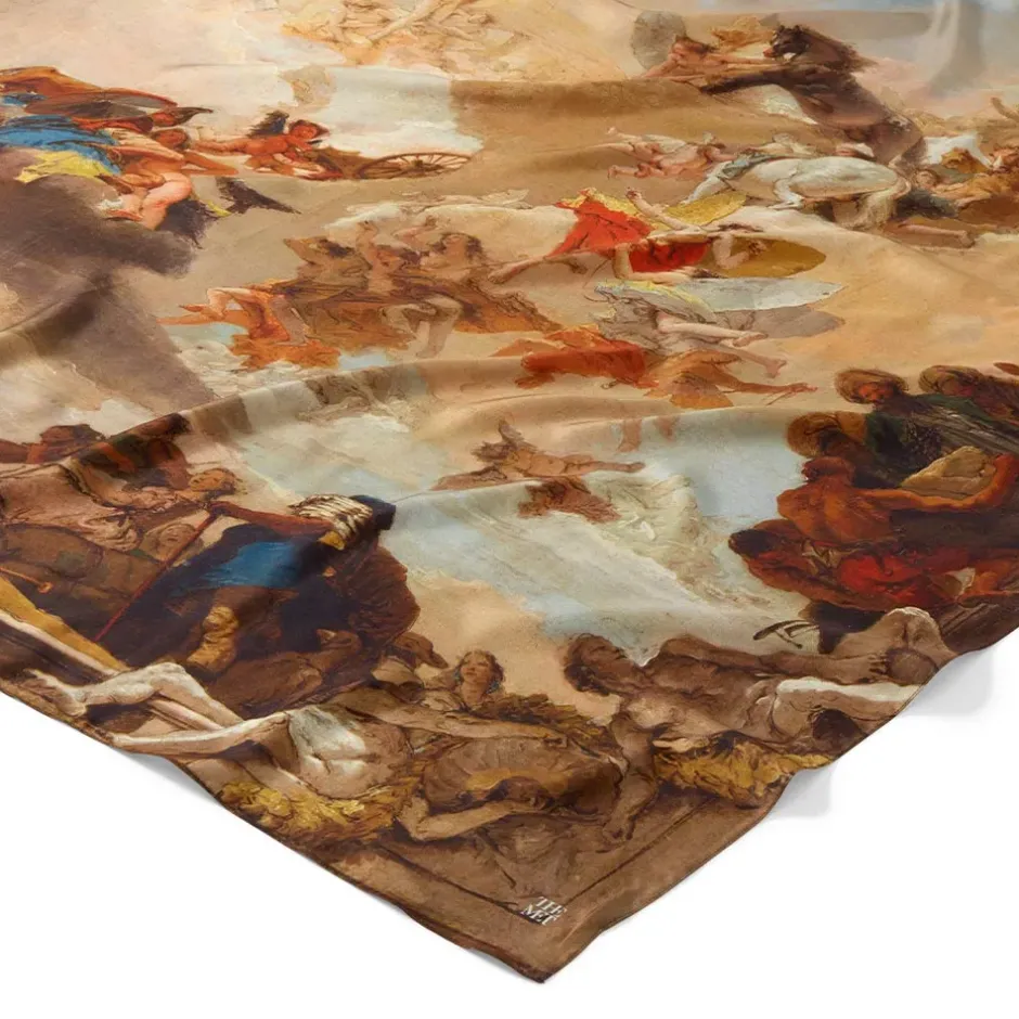 The Metropolitan Museum of Art Scarves & Wraps*Tiepolo Allegory Of The Planets And Continents Oversize Unisex Oblong Silk Scarf