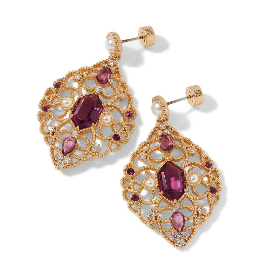 The Metropolitan Museum of Art Jewelry Sets*Turkish Amethyst Long Pendant Necklace And Statement Earrings Set
