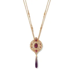 The Metropolitan Museum of Art Necklaces*Turkish Amethyst Long Pendant Necklace