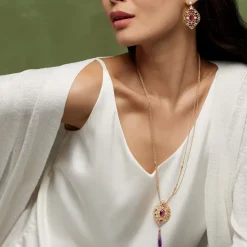 The Metropolitan Museum of Art Necklaces*Turkish Amethyst Long Pendant Necklace