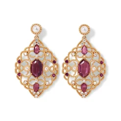 The Metropolitan Museum of Art Earrings*Turkish Amethyst Statement Earrings