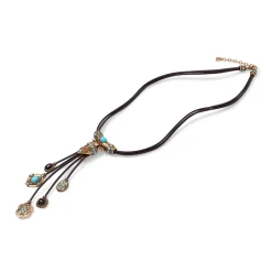The Metropolitan Museum of Art Necklaces*Turkmen Leather Statement Necklace