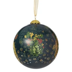 The Metropolitan Museum of Art Ornaments*Unicorn In A Garden Hand-Painted Glass Ornament