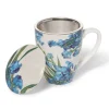 The Metropolitan Museum of Art Tableware*Van Gogh Irises Covered Mug With Tea Infuser