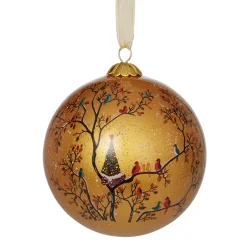 The Metropolitan Museum of Art Ornaments*Winter Birds Hand-Painted Glass Ornament Set